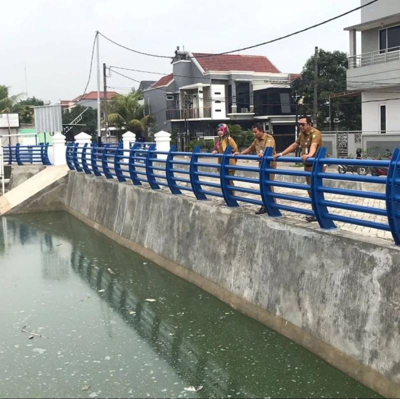 Rehabilitasi Embung Griya Kencana II Kecamatan Ciledug Kota Tangerang Masuki Tahap Akhir